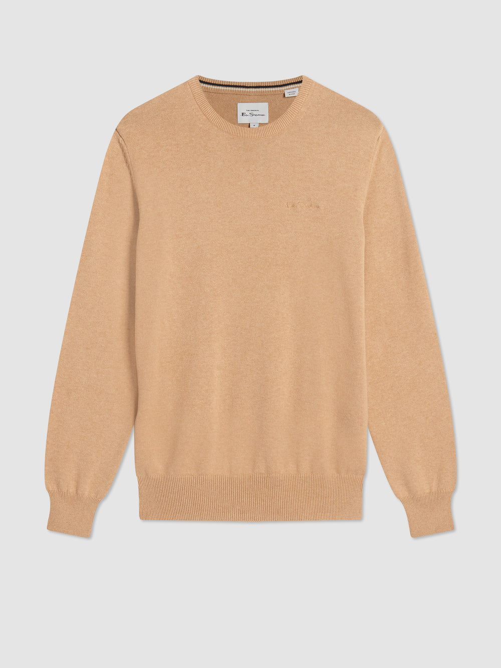 Knitwear Ben Sherman Signature Crewneck Grise | JZW-12080363